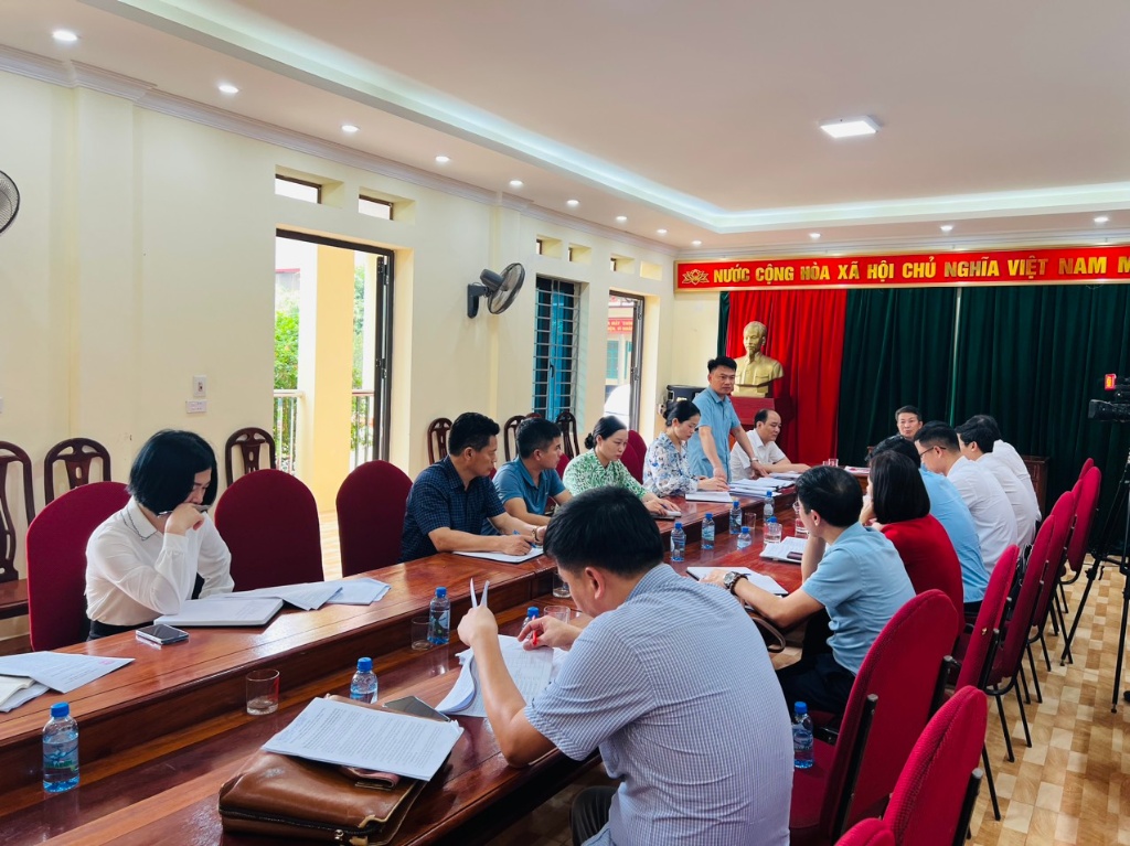 Đoàn giám sát của HĐND tỉnh Bắc Giang giám sát thực hiện các quy định về quản lý, sử dụng tài sản...